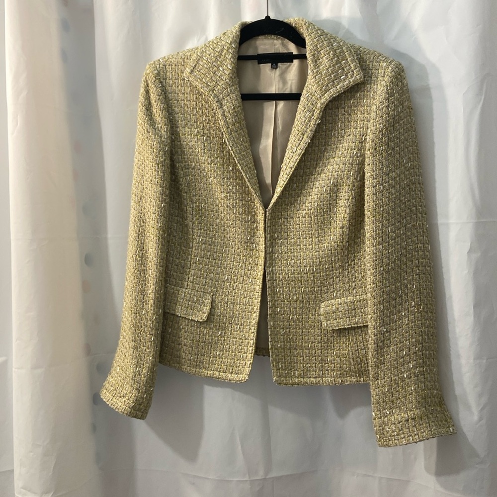 Jones New York Collection Cream Blazer Size 10